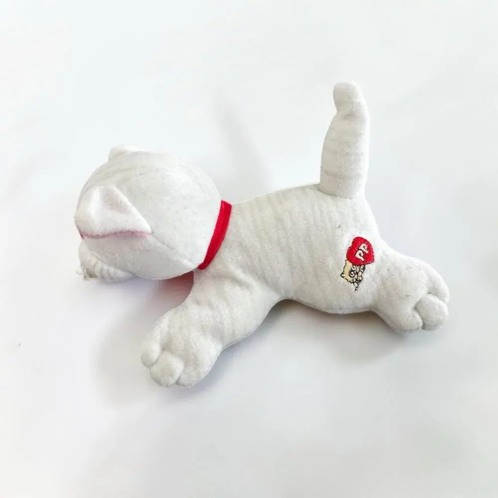 Vintage Precious Moments Plush White Cat | 8” Stuffed Animal | Applause 1987